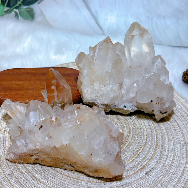 Clear Quartz Crystal Cluster-ToShay.org