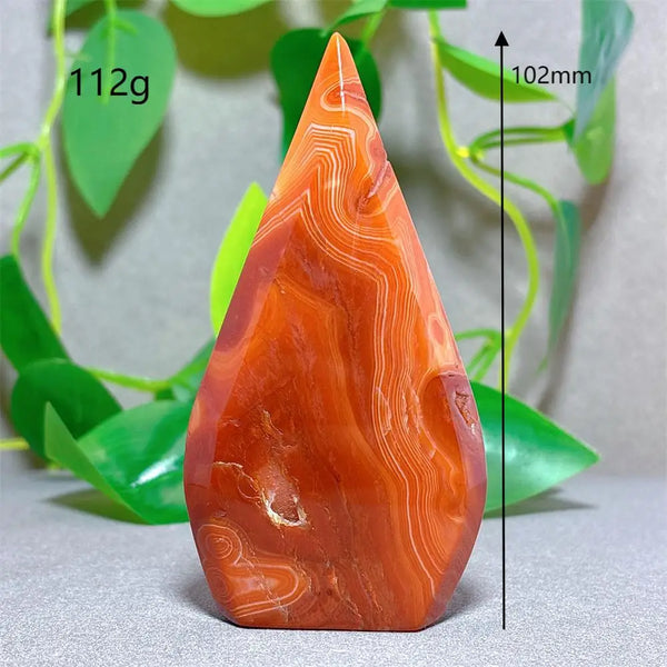 Orange Carnelian Crystal Torch-ToShay.org