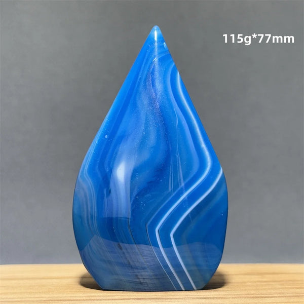 Blue Agate Torch-ToShay.org