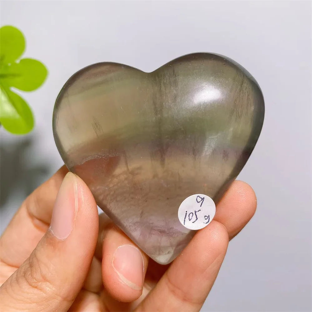 Rainbow Fluorite Hearts-ToShay.org