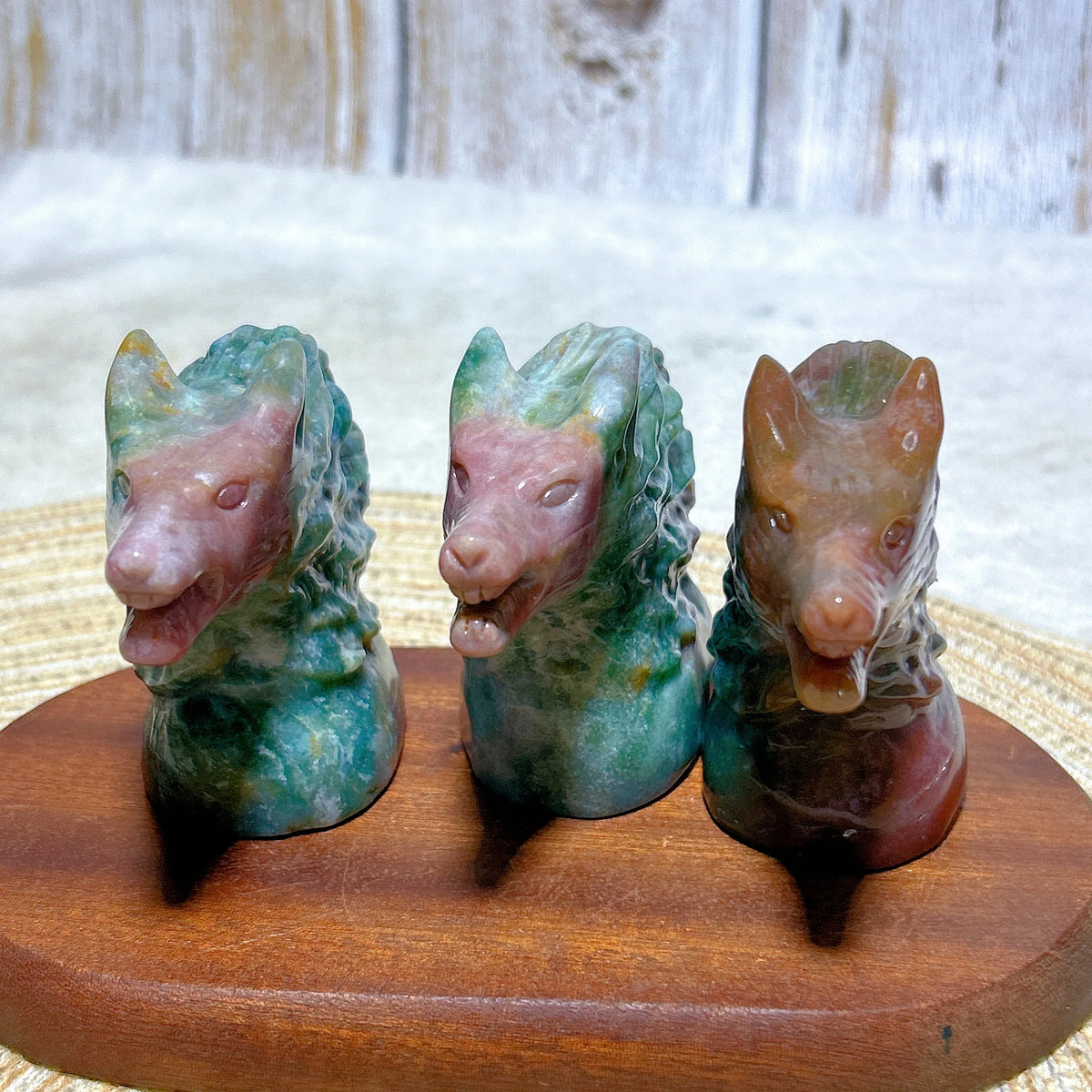 Ocean Jasper Wolf Head-ToShay.org