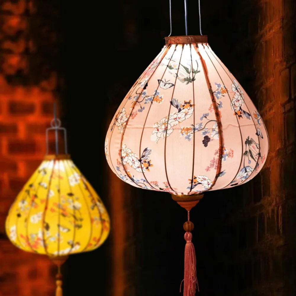 Flower Print Lantern-ToShay.org