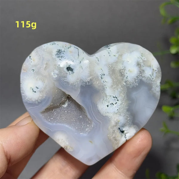 Green Moss Agate Heart-ToShay.org