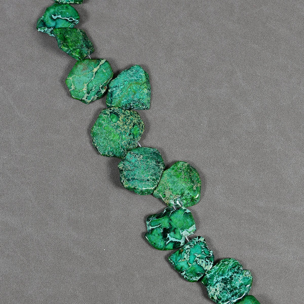 Green Sea Sediment Jasper Beads-ToShay.org