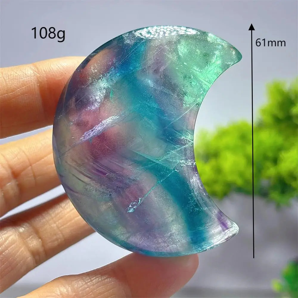 Rainbow Fluorite Moon-ToShay.org