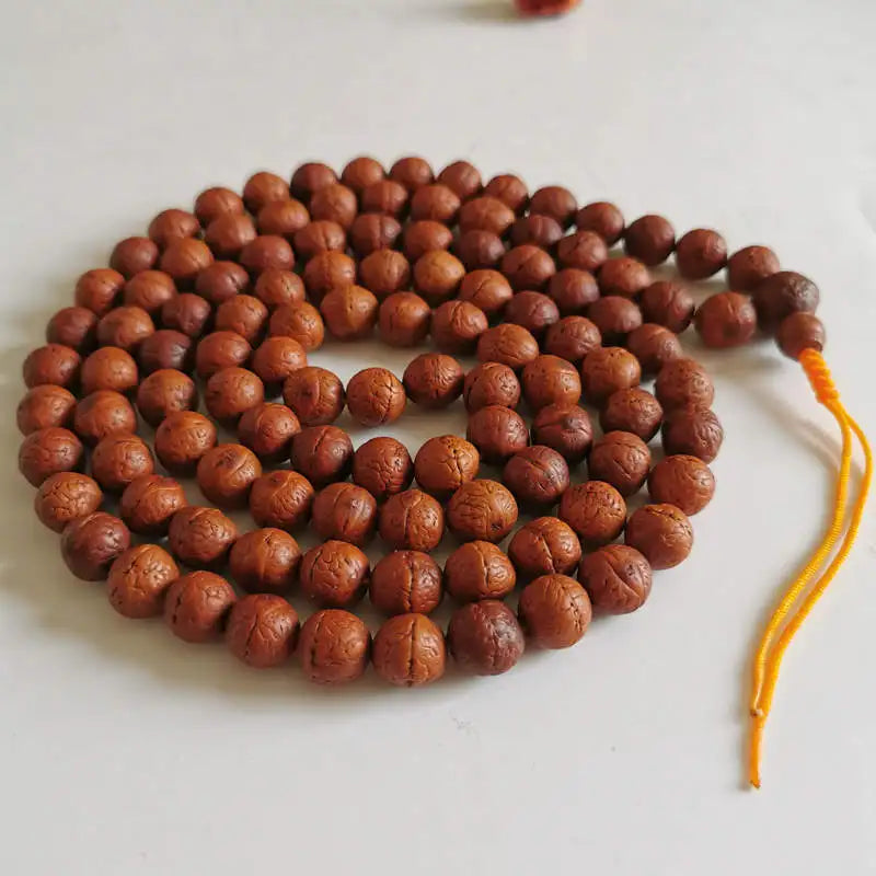 Brown Phoenix Eye Bodhi Mala-ToShay.org