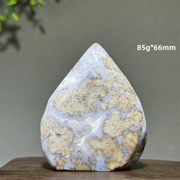 Blue Cherry Agate Torch-ToShay.org