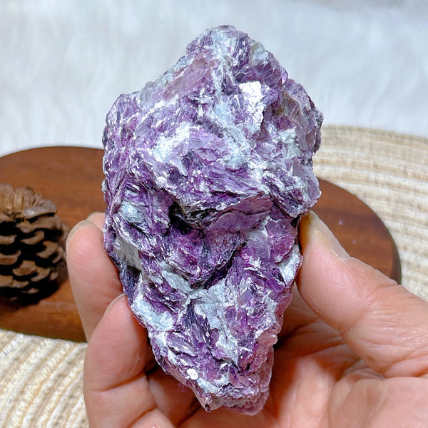 Purple Lepidolite Raw Stone-ToShay.org