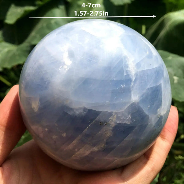 Blue Calcite Celestite Ball-ToShay.org