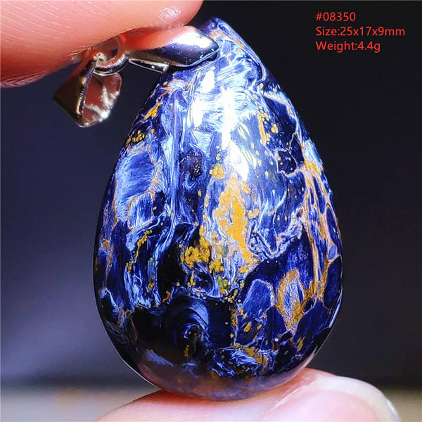 Blue Pietersite Chatoyant Pendant-ToShay.org