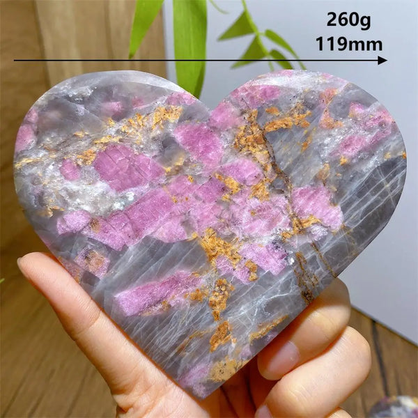 Pink Unicorn Tourmaline Heart-ToShay.org