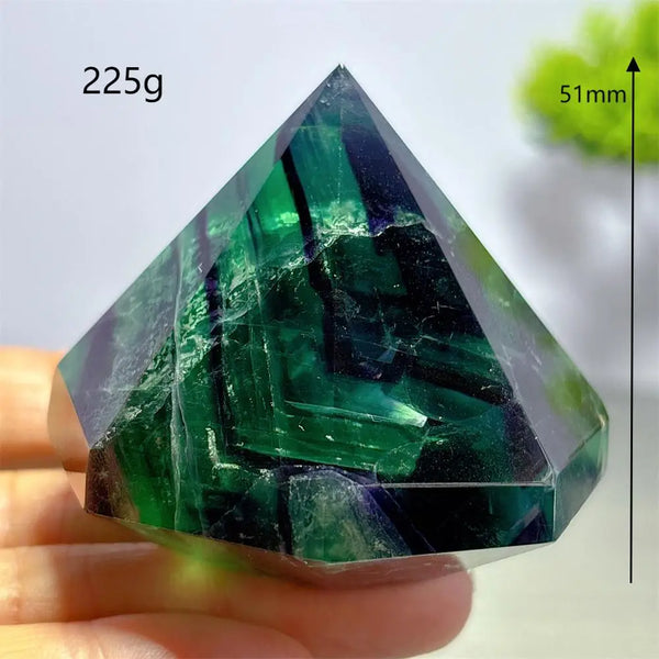 Rainbow Fluorite Diamond-ToShay.org