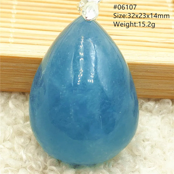 Blue Aquamarine Pendant-ToShay.org