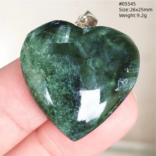 Green Seraphinite Pendant-ToShay.org