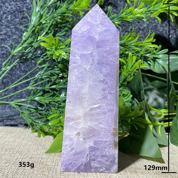 Purple Amethyst Agate Point-ToShay.org