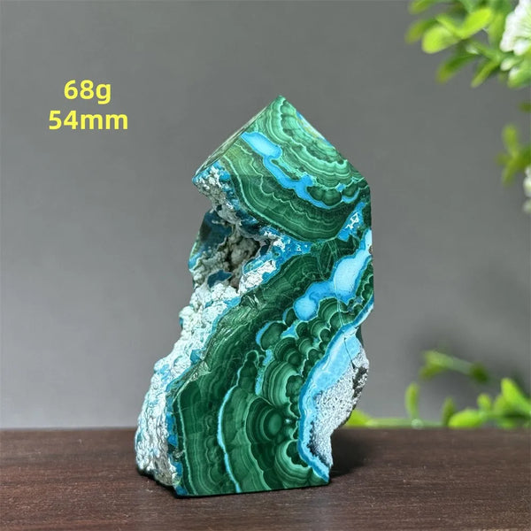 Blue Chrysocolla Tower-ToShay.org