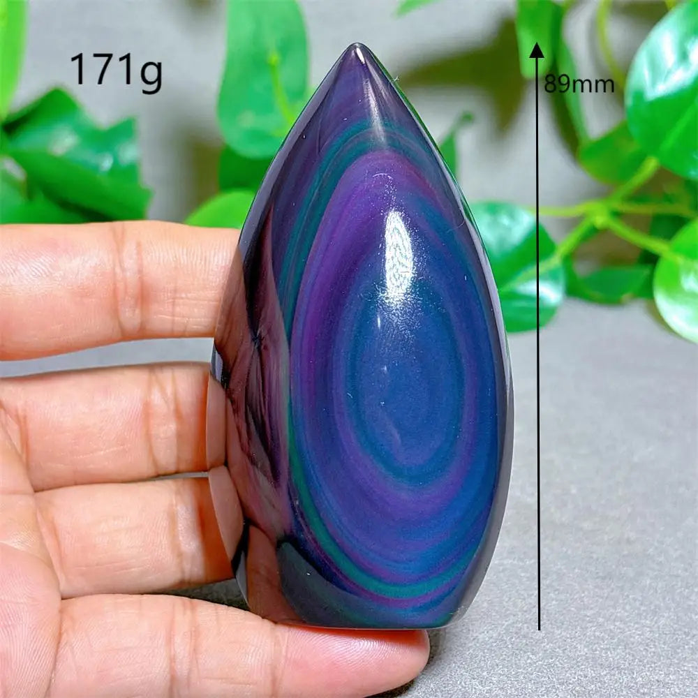 Rainbow Obsidian Torch-ToShay.org