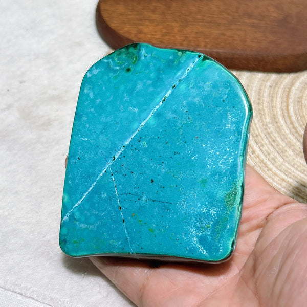 Blue Chrysocolla Azurite Stone-ToShay.org