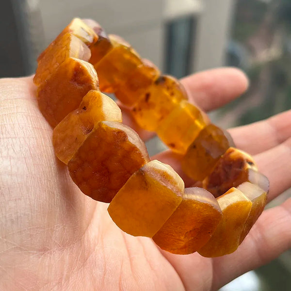 Yellow Amber Bracelet-ToShay.org