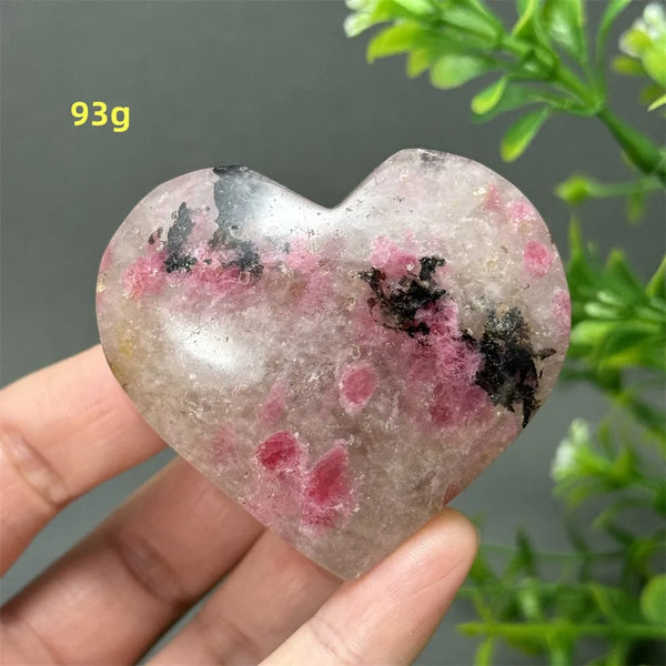 Pink Rose Rhodochrosite Heart-ToShay.org