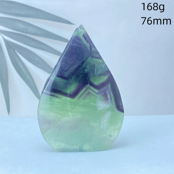 Green Feather Fluorite Torch-ToShay.org