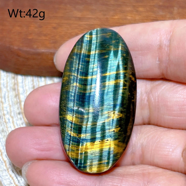 Blue Yellow Tiger Eye Stone-ToShay.org