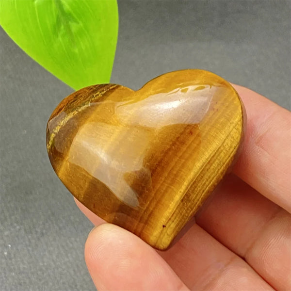 Yellow Tiger Eye Heart-ToShay.org