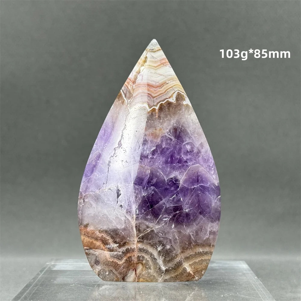 Purple Amethyst Agate Torch-ToShay.org
