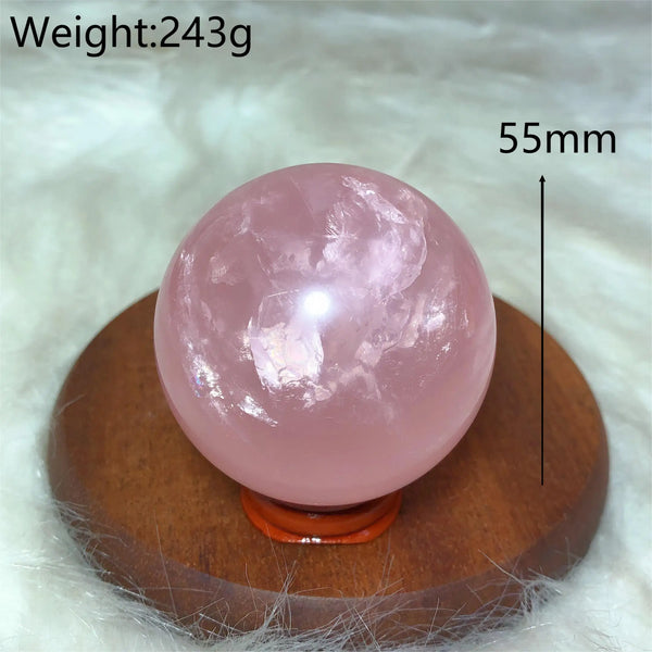 Pink Rose Quartz Ball-ToShay.org