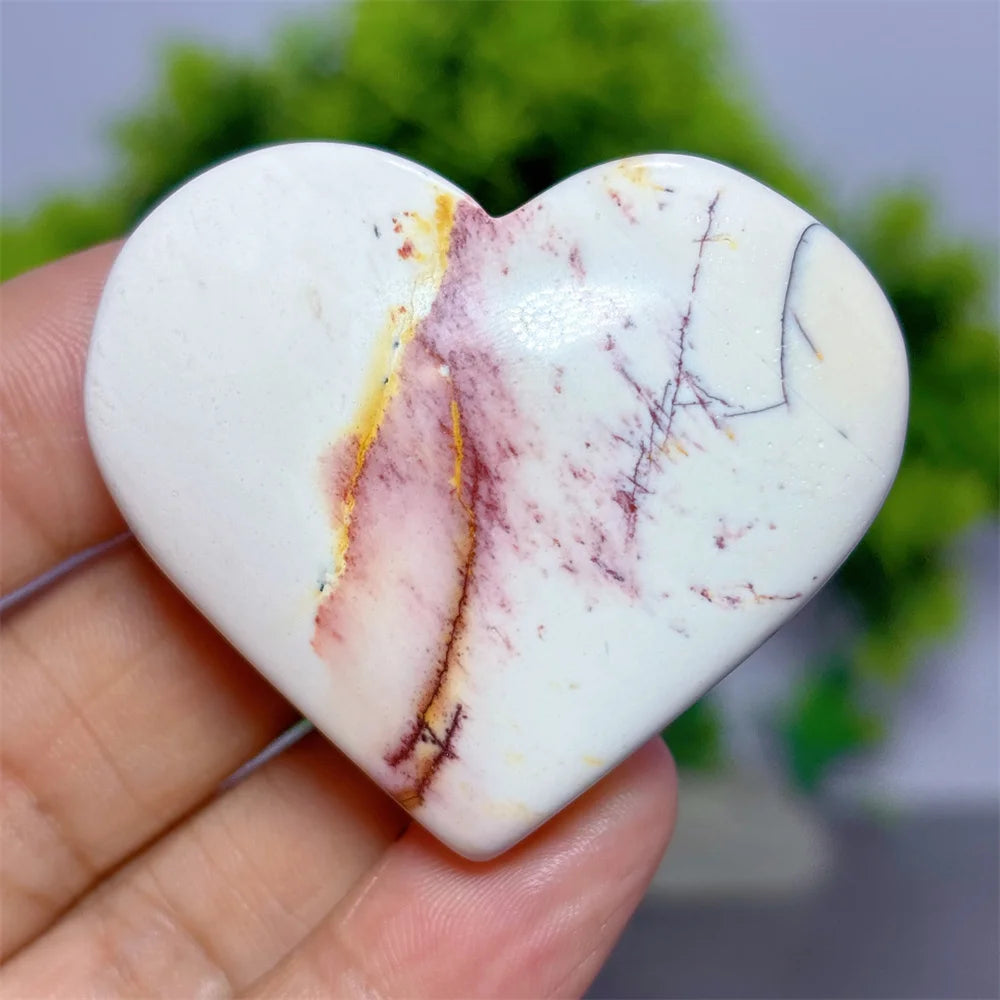 Yellow Mookaite Heart-ToShay.org