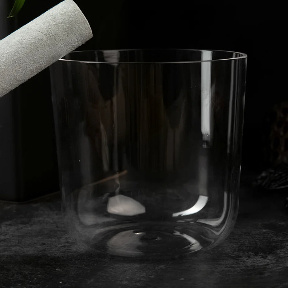 Clear Crystal Singing Bowl-ToShay.org