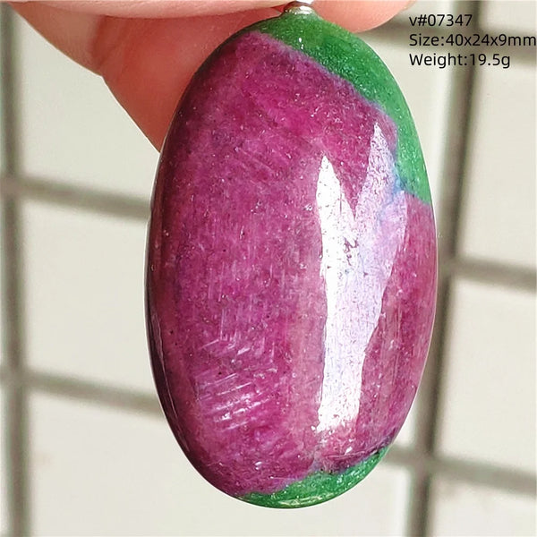 Red Ruby Zoisite Pendant-ToShay.org