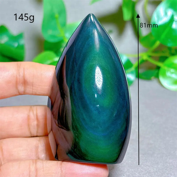 Rainbow Obsidian Torch-ToShay.org