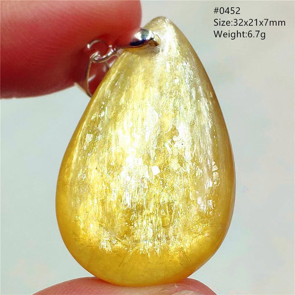Gold Lepidolite Pendant-ToShay.org