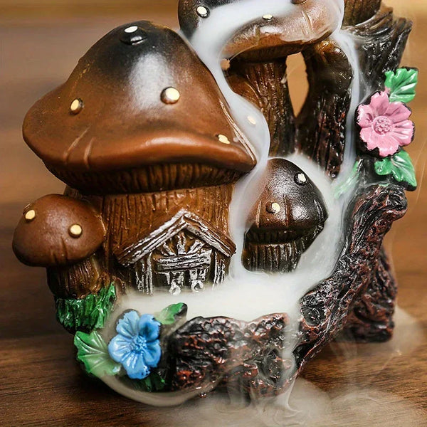 Mushroom House Backflow Burner-ToShay.org