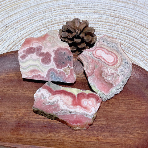 Pink Rhodochrosite Raw Rock-ToShay.org
