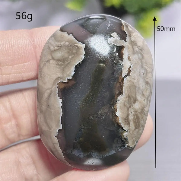 Fire Agate Palm Stone-ToShay.org