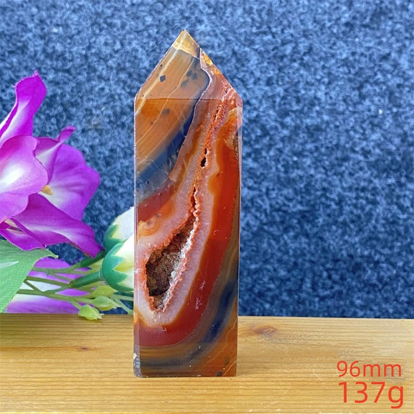 Red Lace Agate Point-ToShay.org
