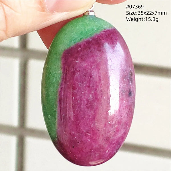 Red Ruby Zoisite Pendant-ToShay.org