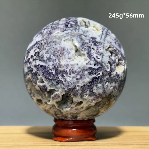 Purple Sphalerite Ball-ToShay.org