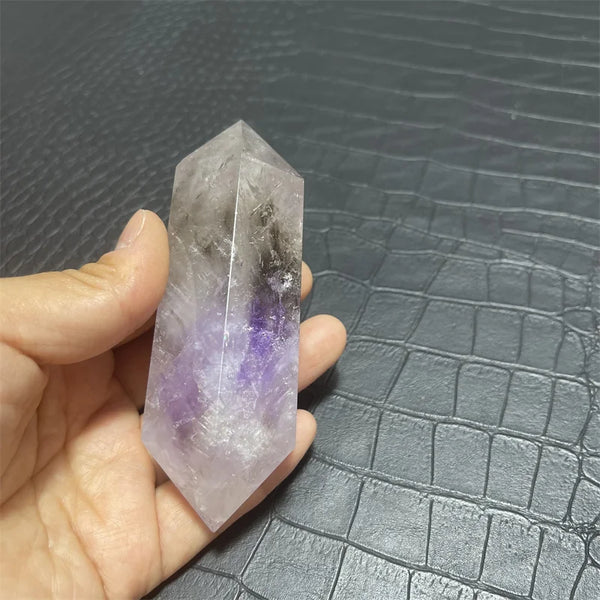 Purple Amethyst Double Point-ToShay.org