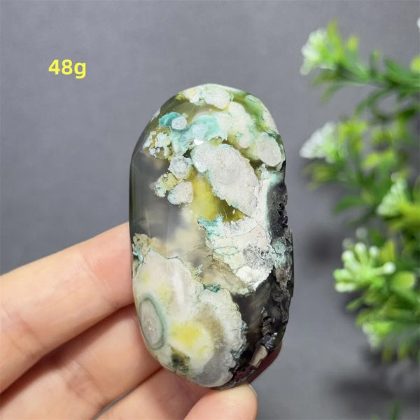 Green Cherry Blossom Agate-ToShay.org