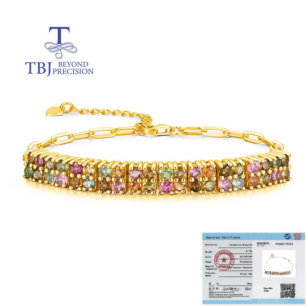 Mixed Tourmaline Bracelet-ToShay.org