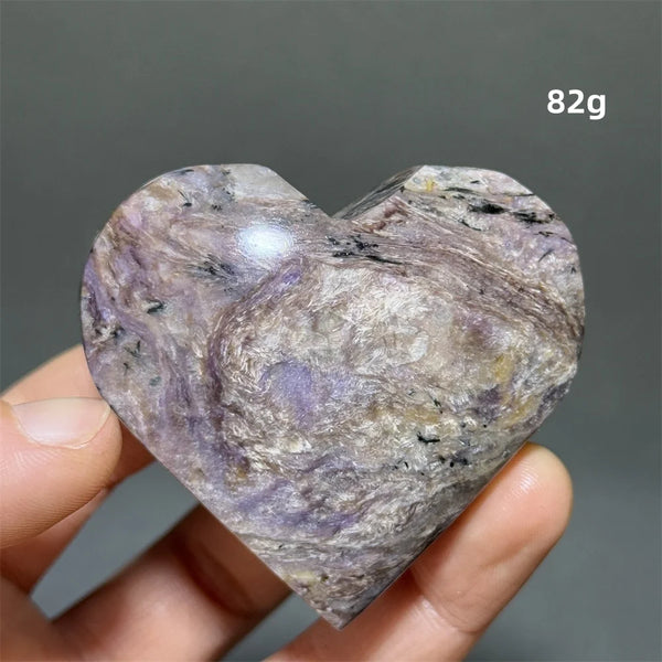 Purple Dragon Crystal Heart-ToShay.org