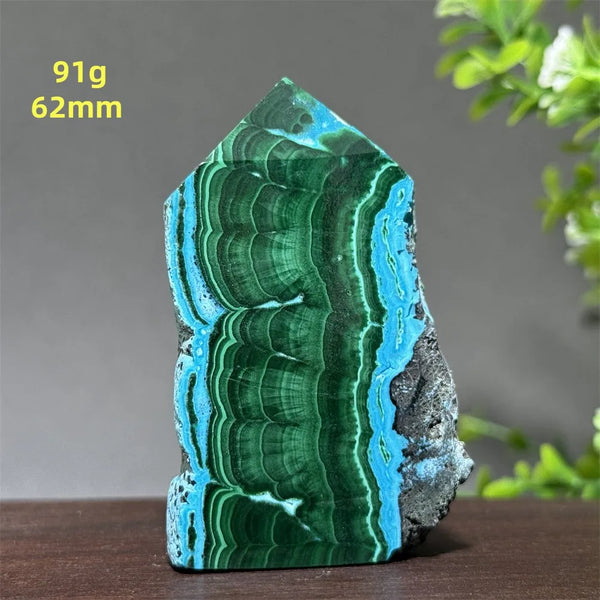 Blue Chrysocolla Tower-ToShay.org