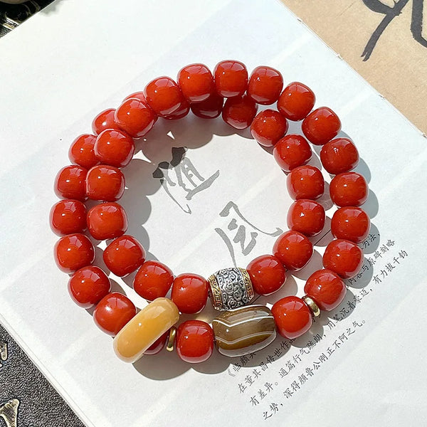 Red Bodhi Root Beads-ToShay.org