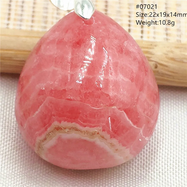 Red Rhodochrosite Pendant-ToShay.org
