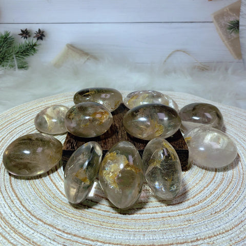 Smokey Quartz Palm Stones-ToShay.org