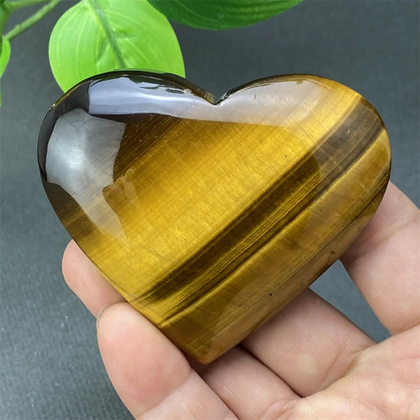Yellow Tiger Eye Heart-ToShay.org