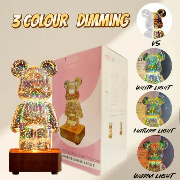 Fireworks Bear Night Light-ToShay.org